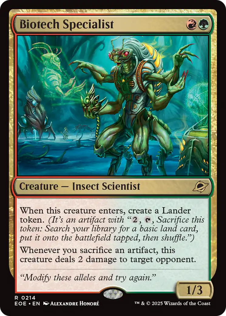 Biotech Specialist(foil)