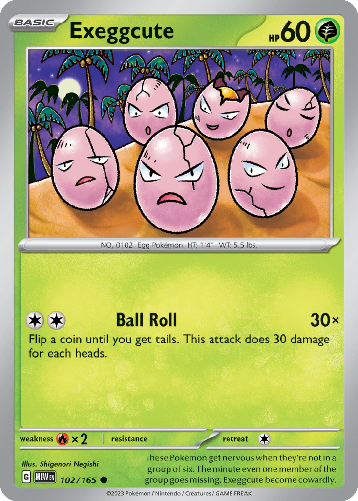 Exeggcute (Holo reverse)