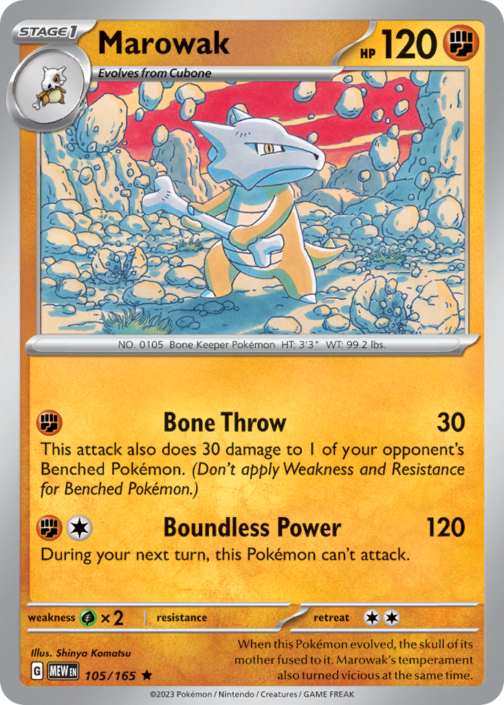 Marowak (Holo foil)