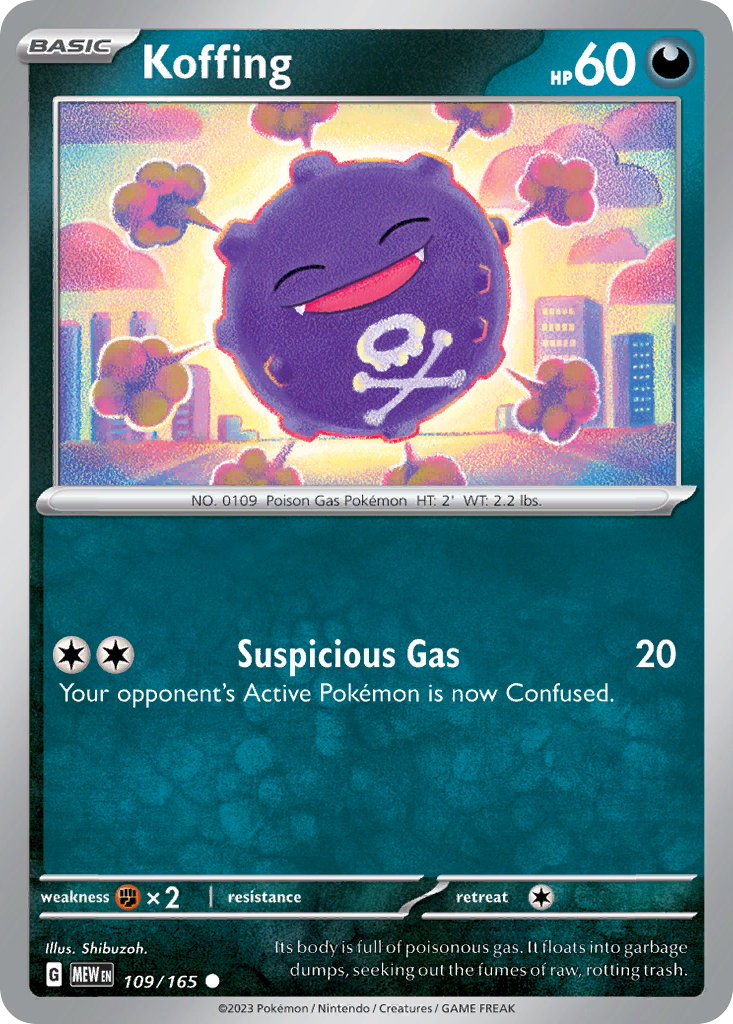 Koffing (Holo reverse)