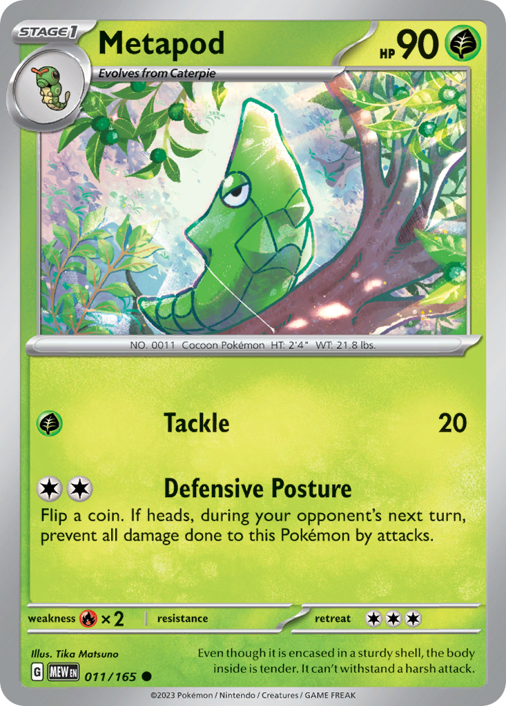 Metapod (Holo reverse)
