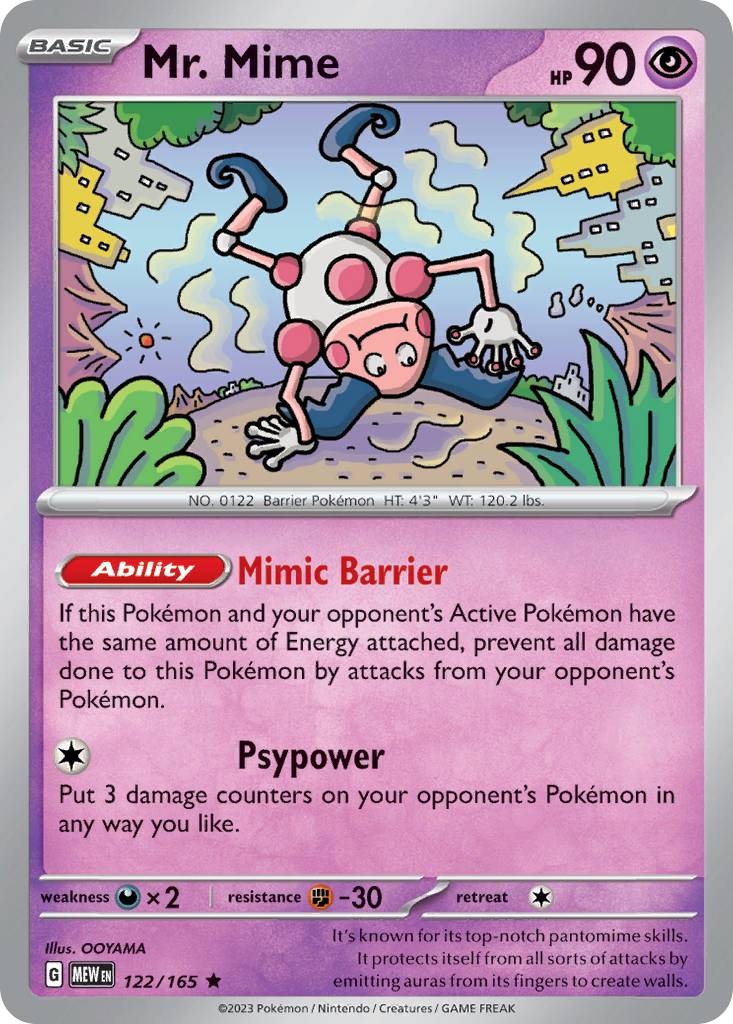 Mr. Mime (Holo foil)