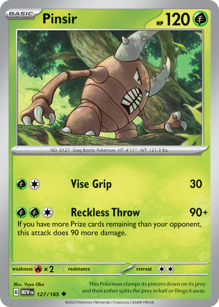 Pinsir(Holo reverse)