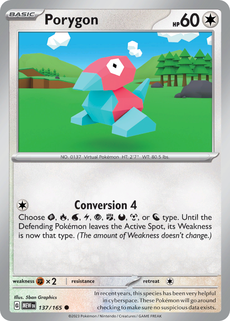 Porygon (Holo reverse)