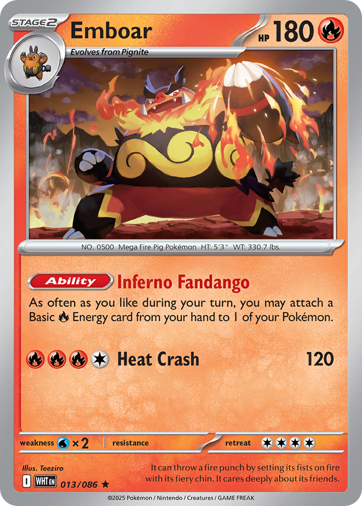 Emboar (Holo Black&White)