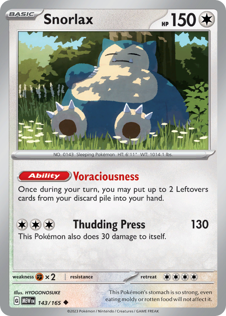 Snorlax (Holo reverse)