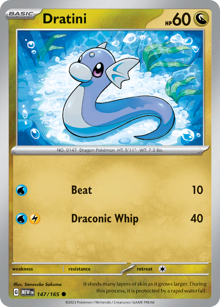 Dratini (Holo reverse)