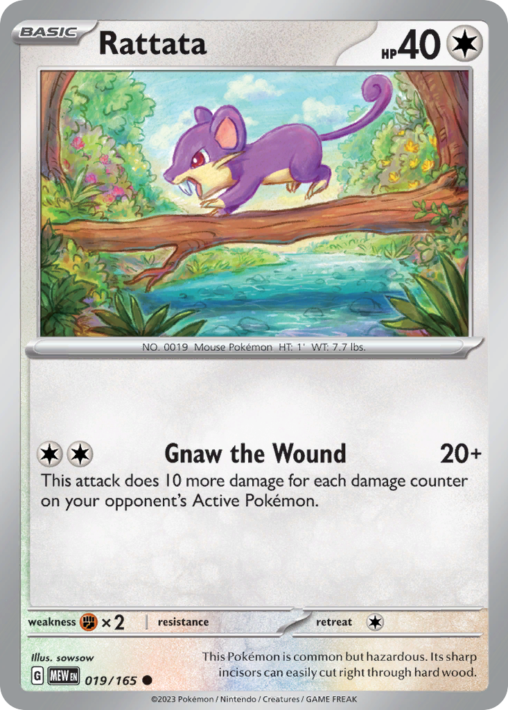 Rattata(holo revere)