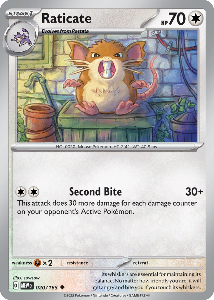 Raticate (Holo reverse)