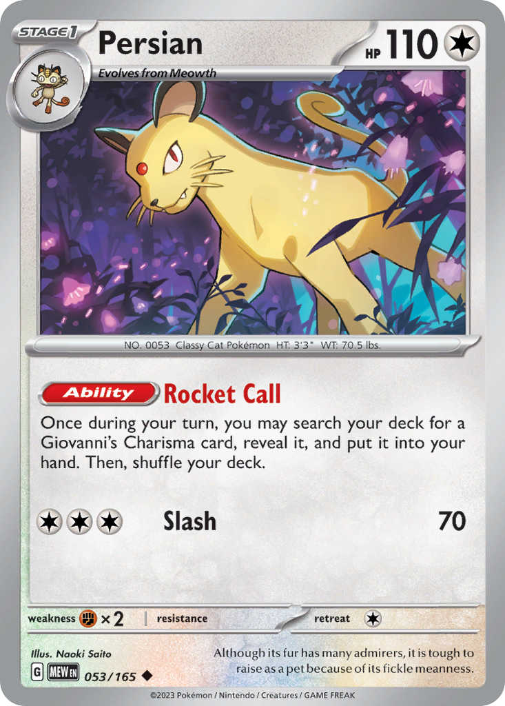 Persian (Holo reverse)