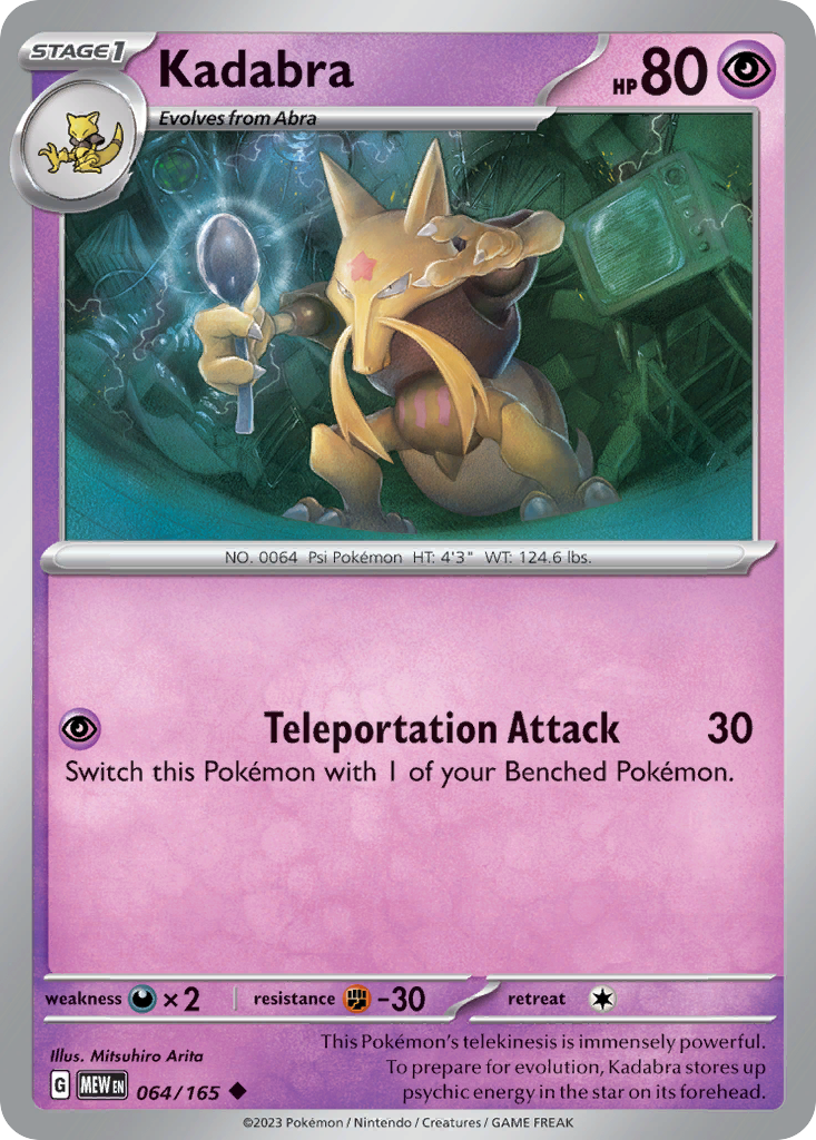 Kadabra (Holo reverse)