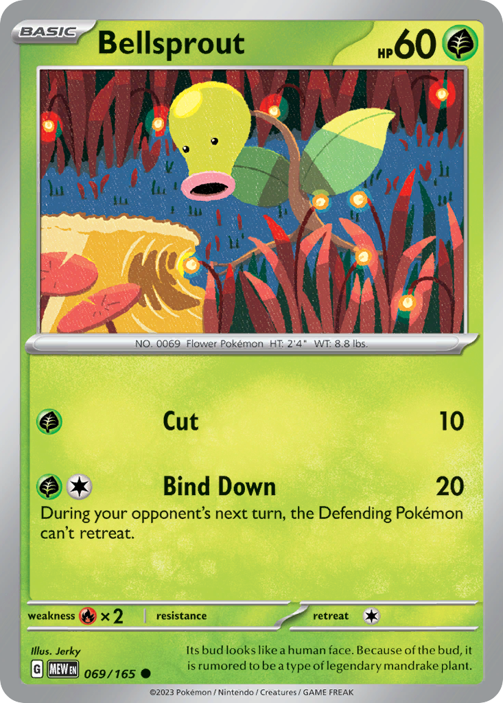 Bellsprout (Holo reverse)