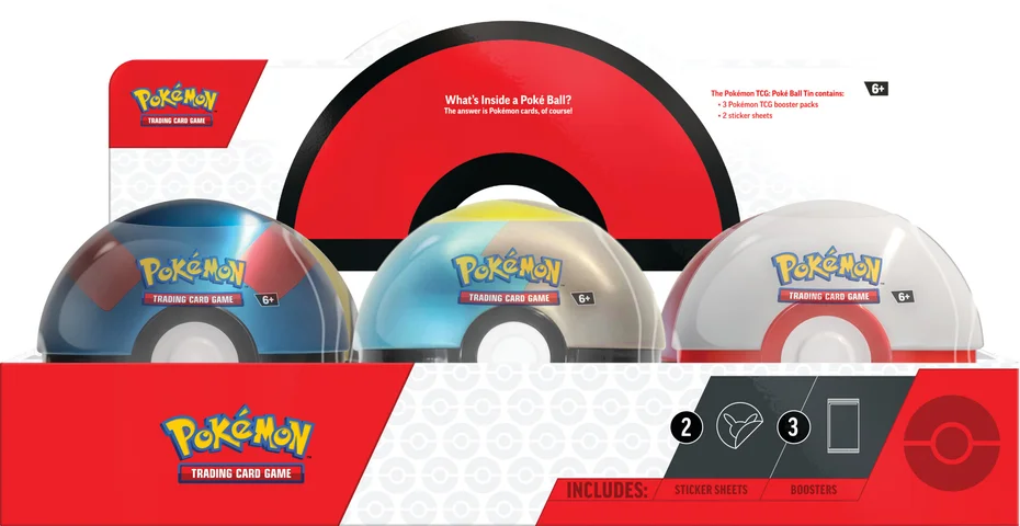 POKE BALL TIN (24Q4) (6pz) (Ingles)