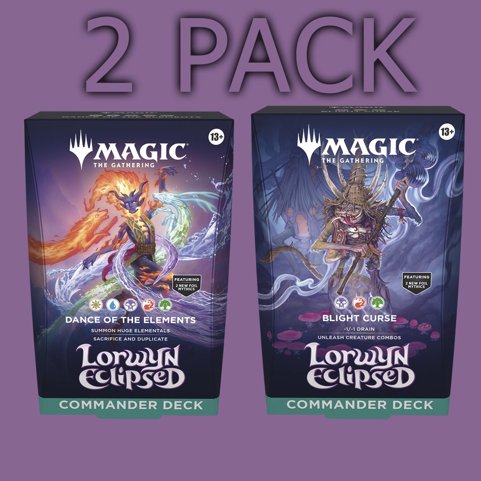 Lorwyn Eclipsed Commander Deck - 2 pack