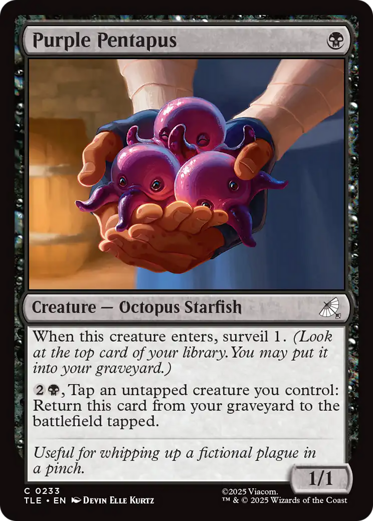 Purple Pentapus