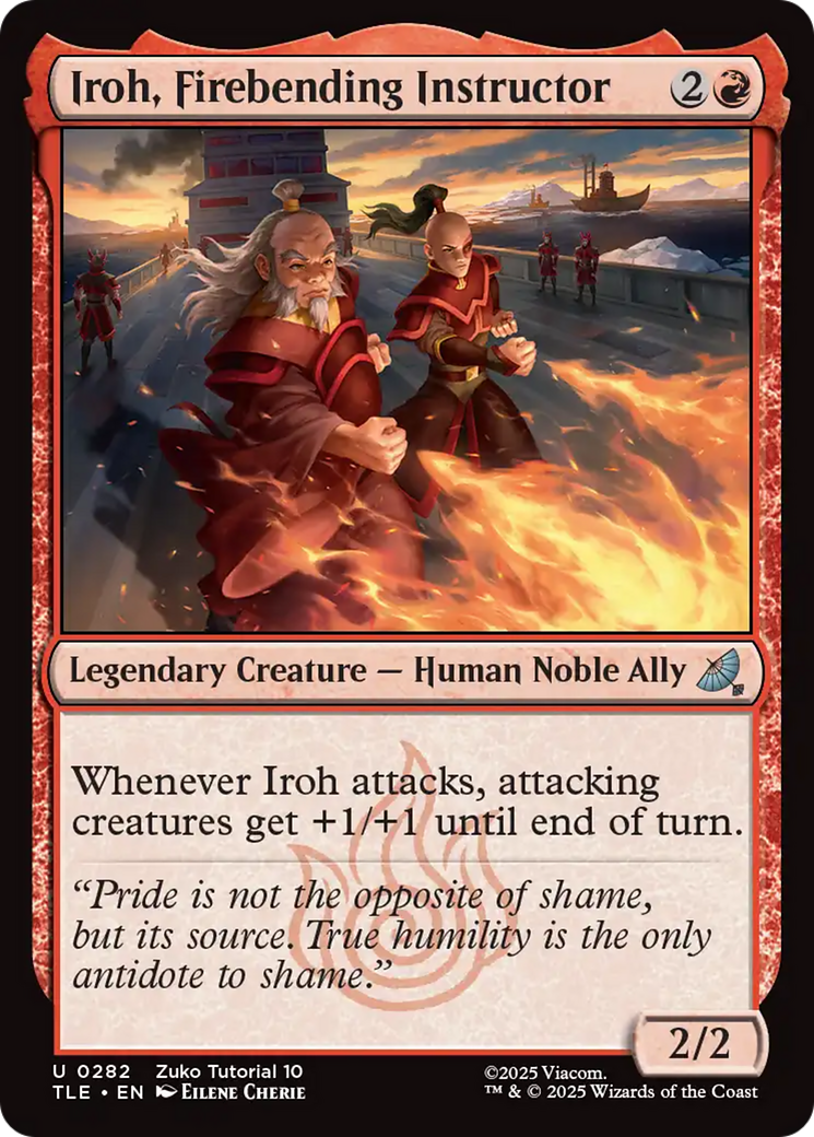 Iroh, Firebending Instructor